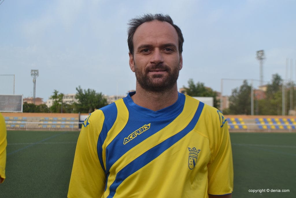 Gervasio Carril, capitán del CD. Dénia