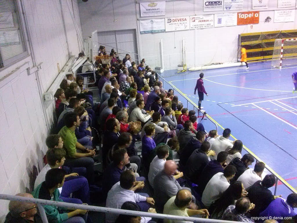 Espectacular triunfo del Auto Dénia Motors ante FS. L´Alfás (6-3) 1 Pabellón municipal con la grada llena