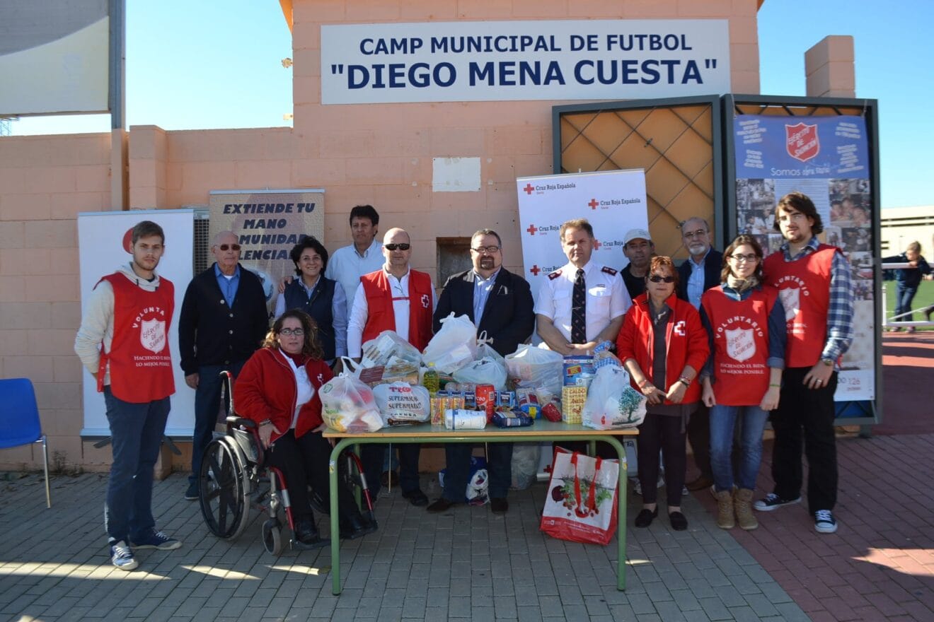 Mesa solidaria de alimentos