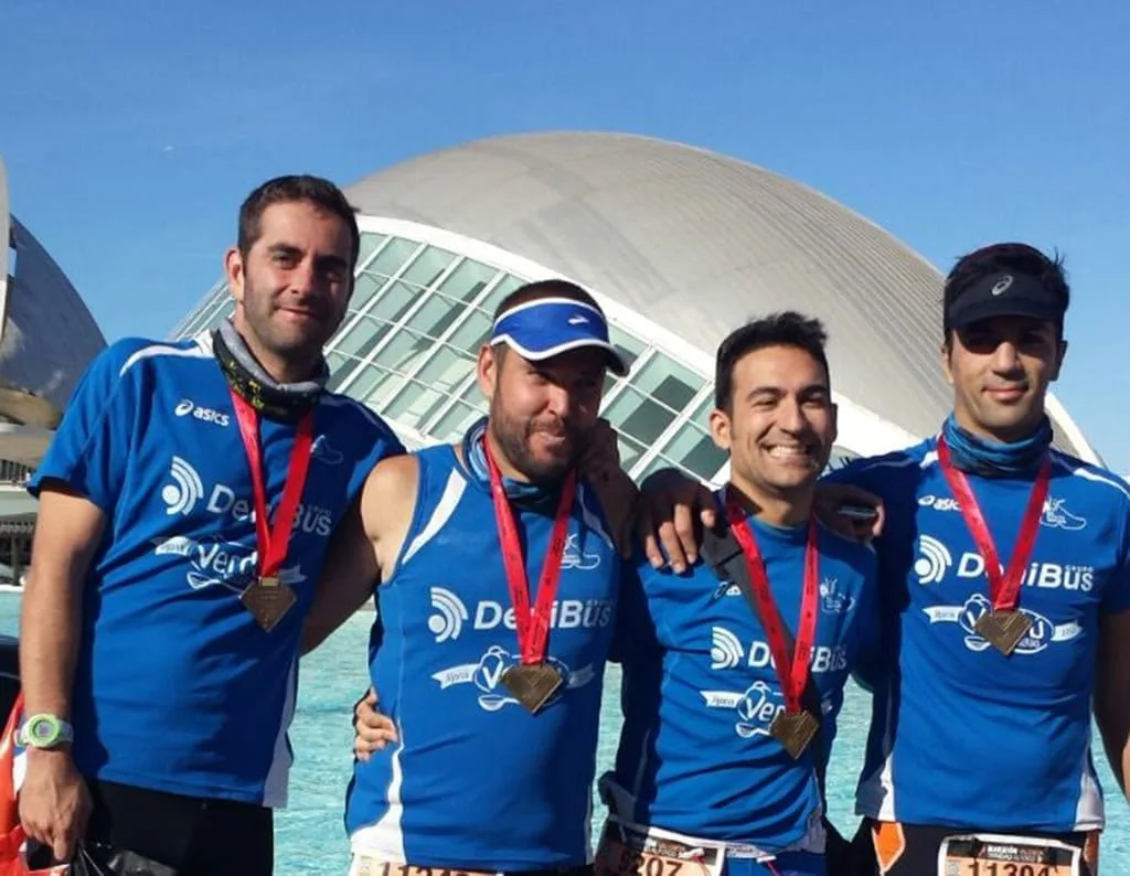 Pablo Vera, Juan Sapena, Roberto Soto y Miguel A. Martínez en Valencia