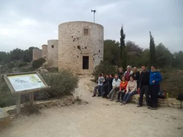 Participantes en la excursión a Les Planes