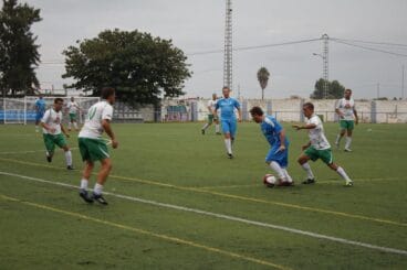 Partido de la liga de Veteranos .