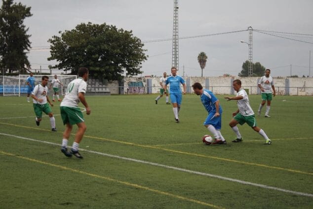 Partido de la liga de Veteranos .