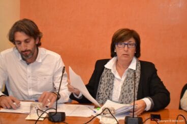 Pepa Font durante el pleno