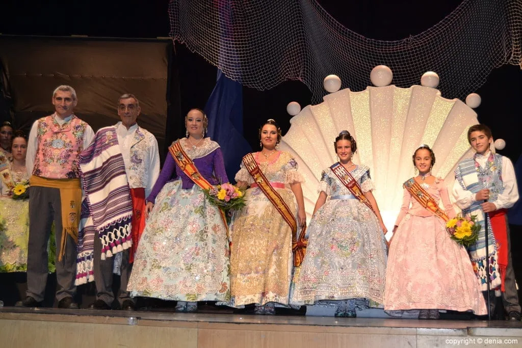 Presentación Darrere del Castell - Falleras mayores de Dénia