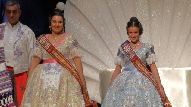 Presentación Darrere del Castell falleras mayores