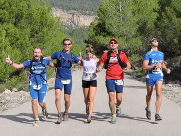 Sonrientes pese al esfuerzo realizado