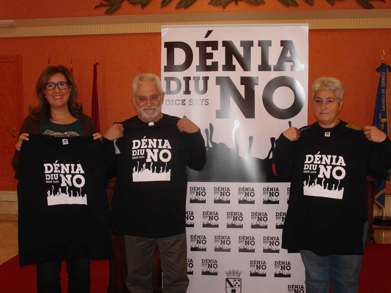 Toni Roderic y Chanfre Escribano junto a Ana Kringe