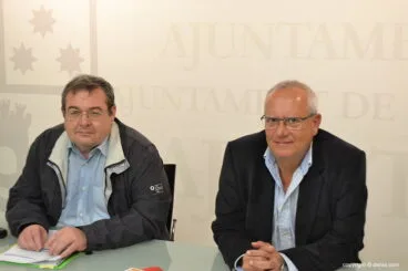 Vicent Grimalt junto a Paco Roselló