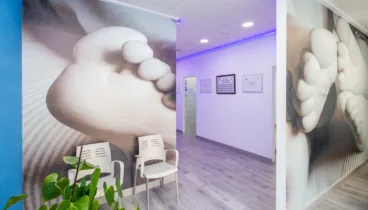 Interior de las instalaciones de la Clínica Podológica Estevez