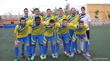 onze del Dénia davant el Xàbia