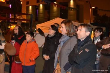 Ana Kringe en la inauguración del Mercado Medieval