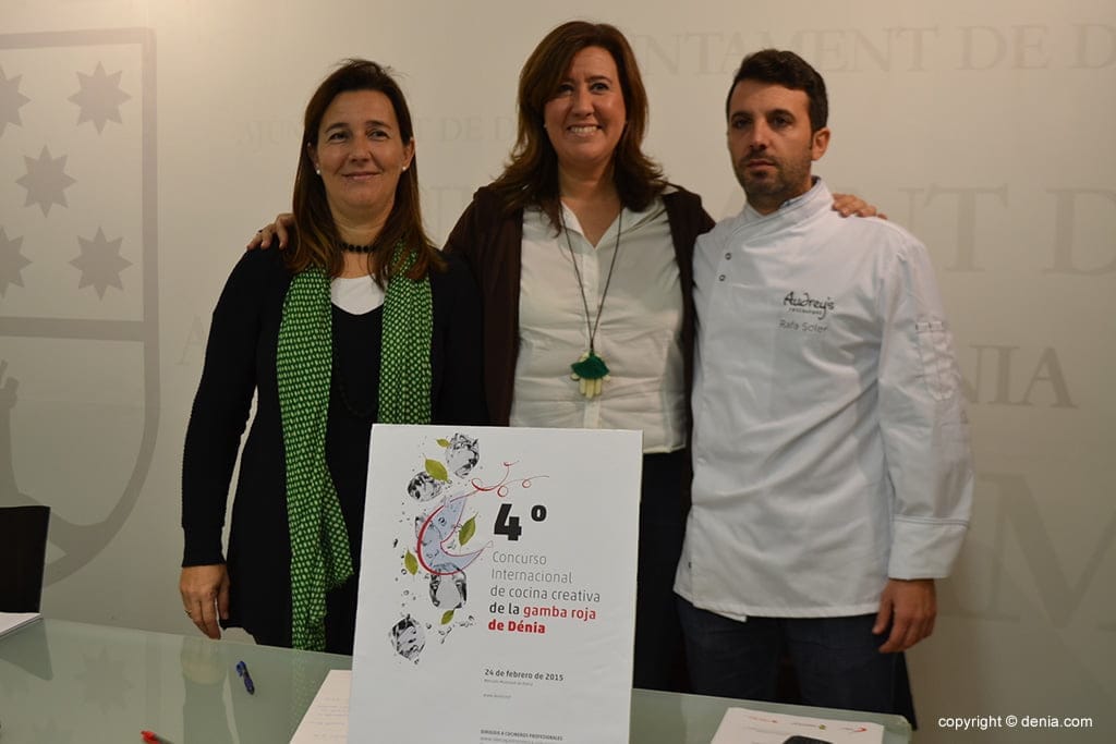 Ana Kringe en la presentación del 4º Concurso de cocina creativa