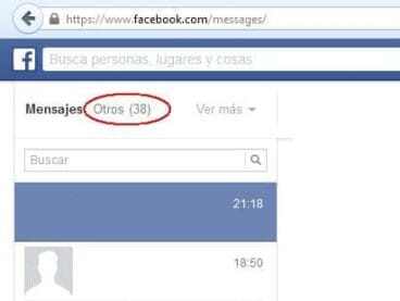 Carpeta otros en Facebook