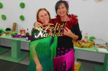 Celebración de la Navidad de los alumnos de Rebeca Alibrando