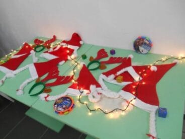 Cena navideña de Rebeca Alibrando