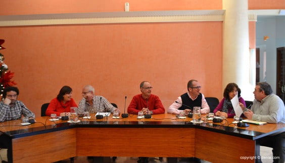 Concejales del PSOE durante el Pleno