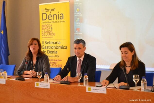 Daniel Marco junto a Ana Kringe y Cristina Sellés