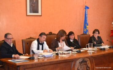 Equipo de gobierno en el pleno