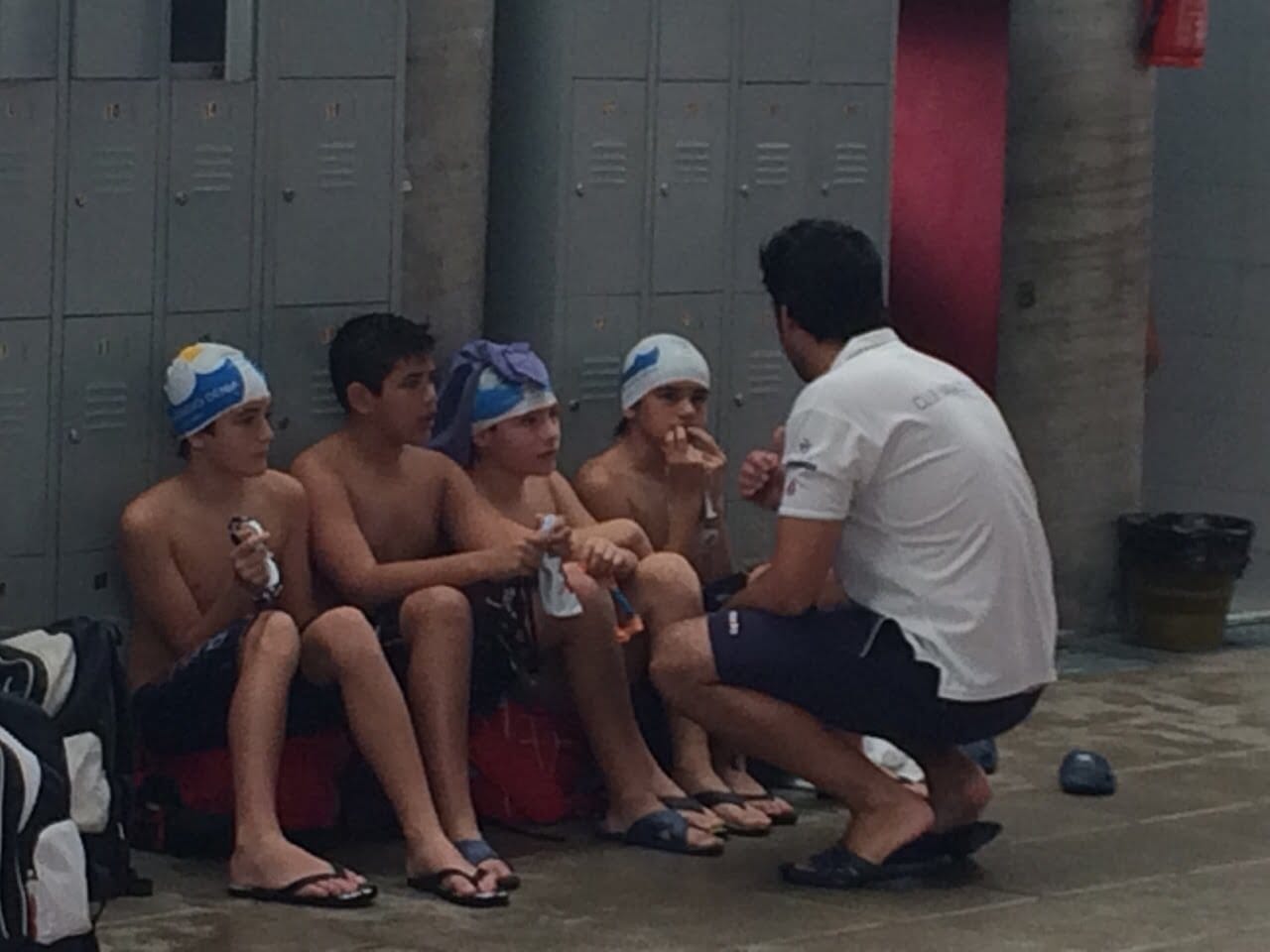 Equipo de relevos del Club Natació Dénia