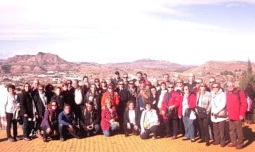 Excursionistas de Dynàmics en Petrer