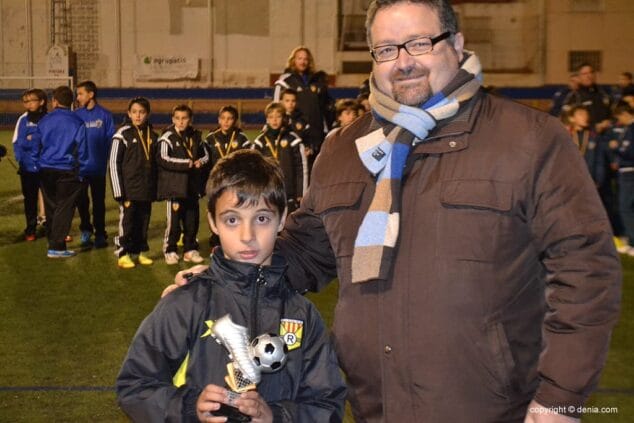 Fernando Peña de la UD Roda jugador máximo goleador Benjamín