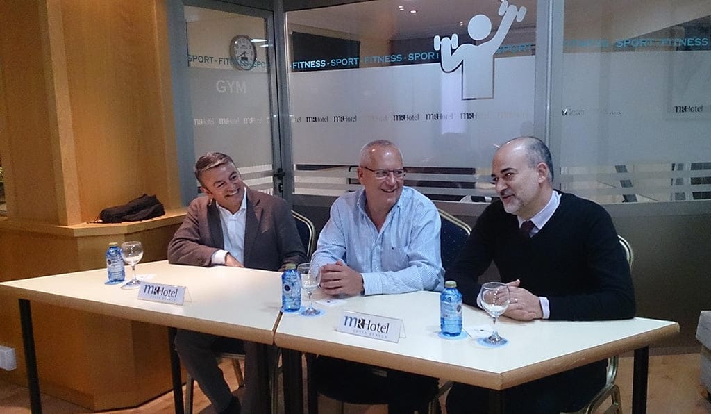José Chulvi, Vicent Grimalt y Javier Scotto