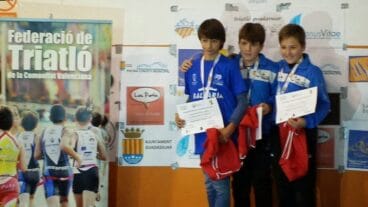 Juanma Puigcerver a la part alta del pòdium