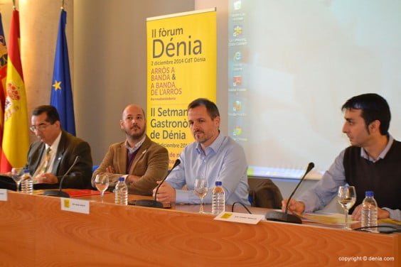 Lluís Peñafort, junto a Miguel Minguet, Evarist Miralles y Juan Carlos Galbis