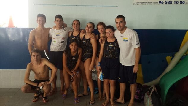 Los nadadores infantiles del CN. Dénia