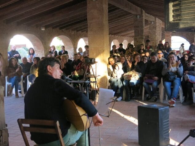 Momento del homenaje a Antonio Alberola