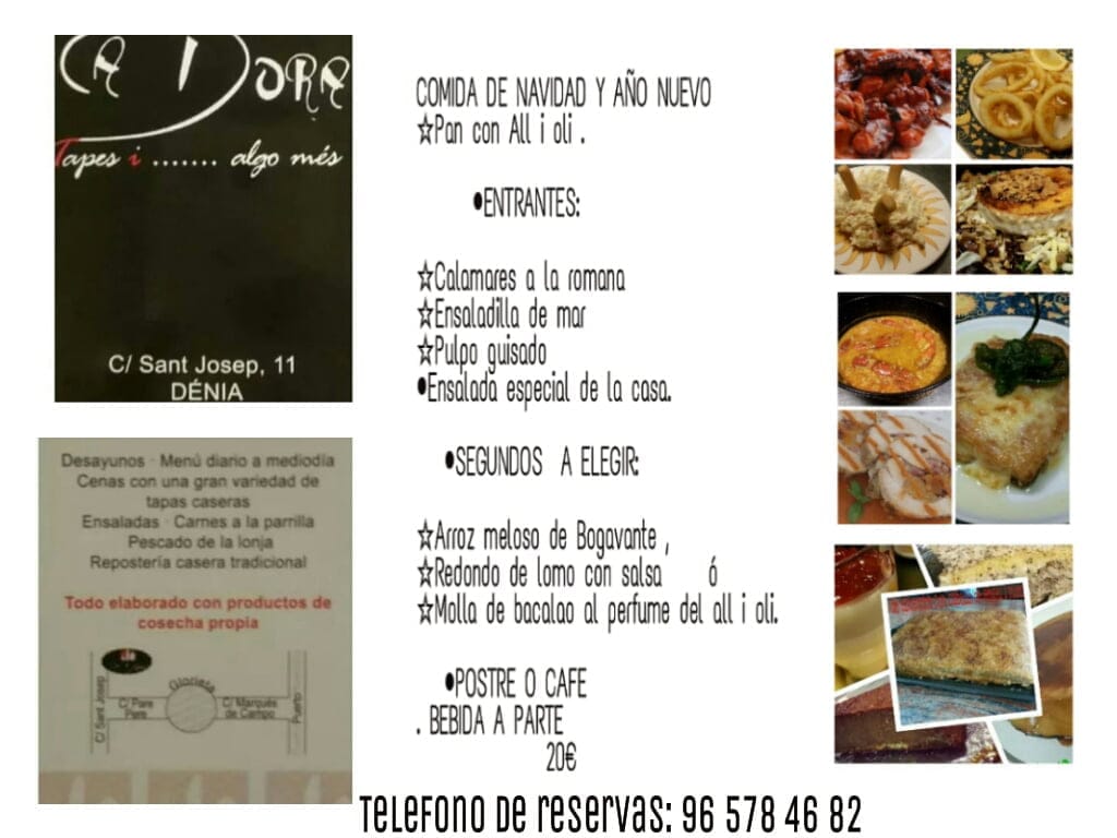 Navidad y Año Nuevo en Ca Dora