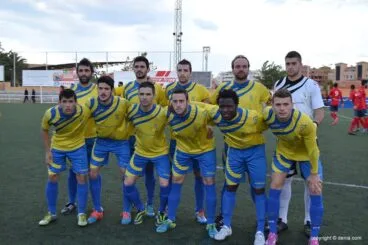 Once del Dénia ante la UD. Tavernes