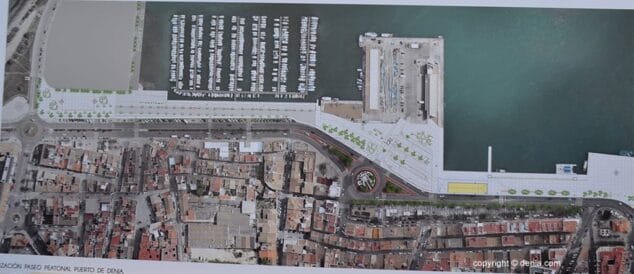 Plano del Paseo del Puerto