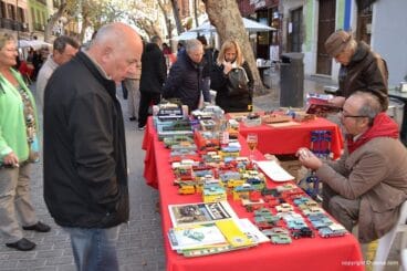Puesto de miniaturas de coches