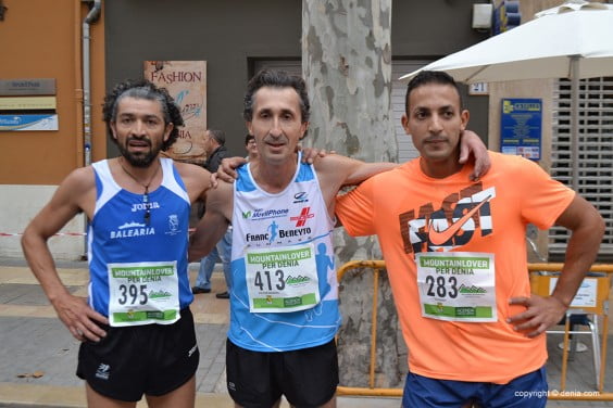 Víctor Fernández, Youssef Atach y Cristian Ferreyra
