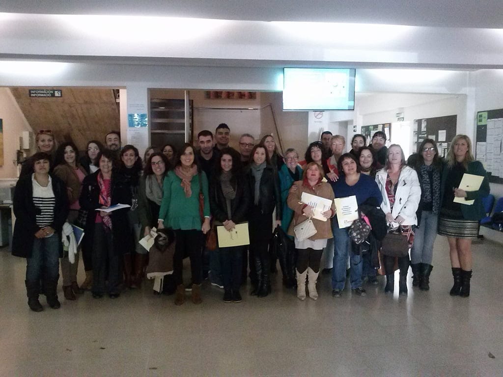 alumnos del curso de inglés de Creama Dénia