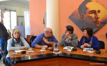 concejales de CU Compromís y Ciudadanos en el Pleno