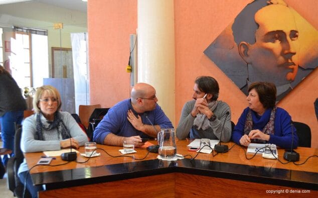 concejales de CU Compromís y Ciudadanos en el Pleno