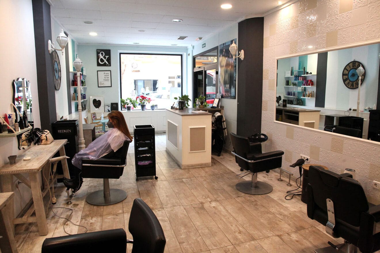 Interior de Peluquería La Mode en Dénia