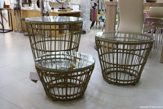 mesas mimbre vimaluz