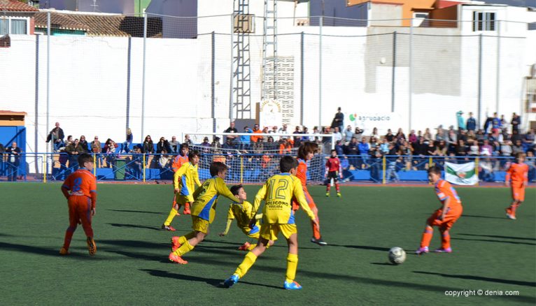 partido FB. Dénia Alevín-Valencia Cf.