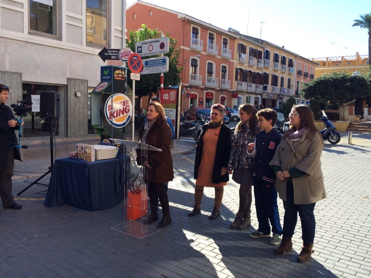 Sarin Carrió en el mercadillo navideño