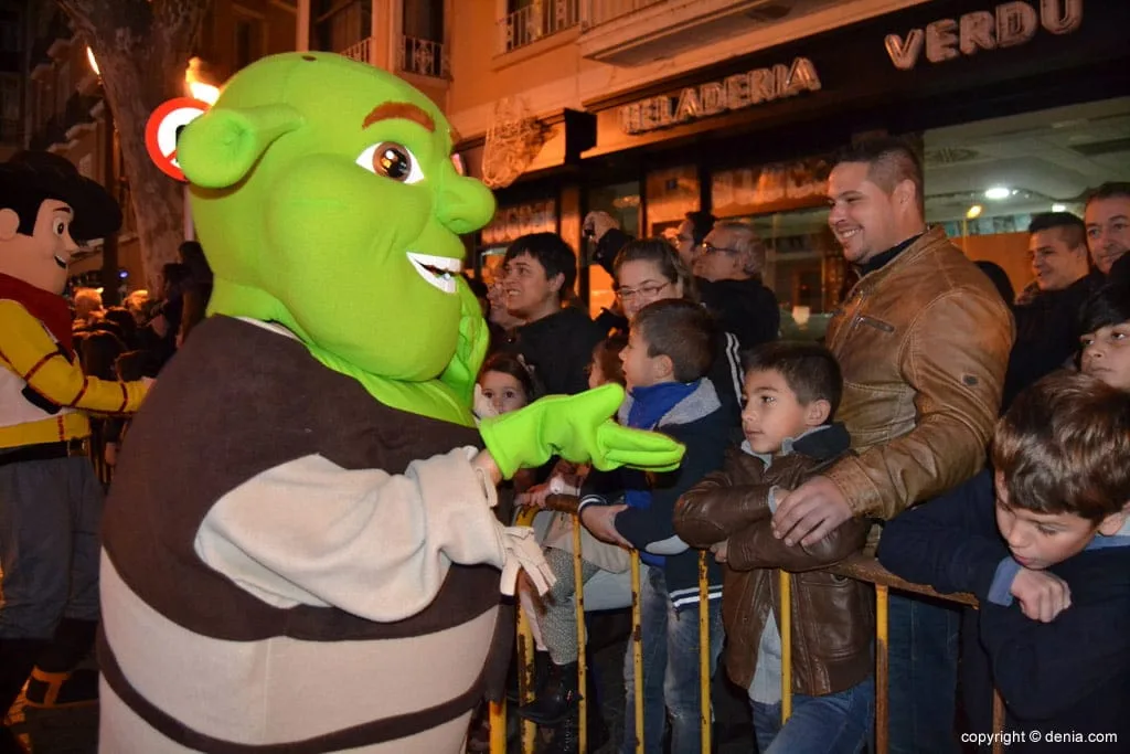 Cabalgata Reyes Magos 2015 - Shreck