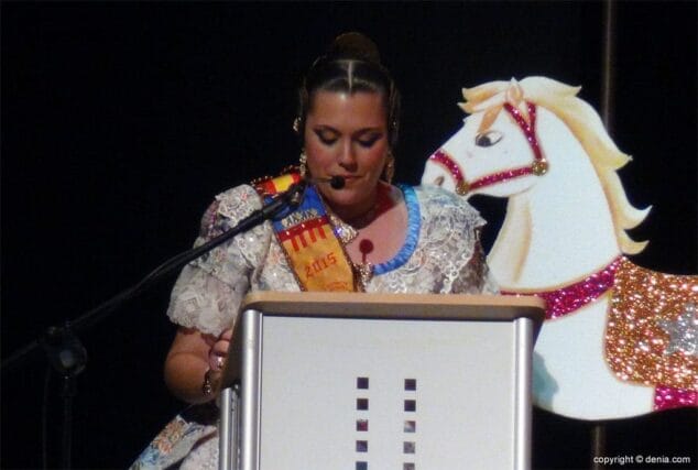 La falla París Pedrera exaltó a Irene González como Fallera Mayor 20 20 Presentación París Pedrera 2015 palabras de Irene