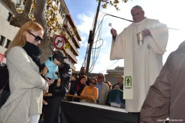 Las mascotas celebran San Antonio en Dénia