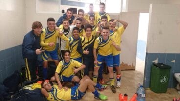 Alegría en el vestuario dianense