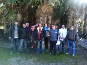 Alumnos del taller de jardinería de Creama