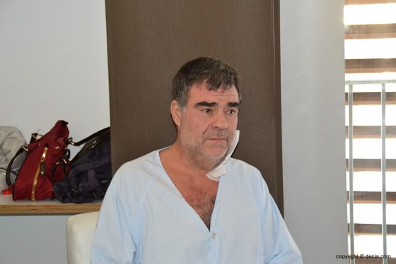 Amadeo Alemany paciente operado de la carótida