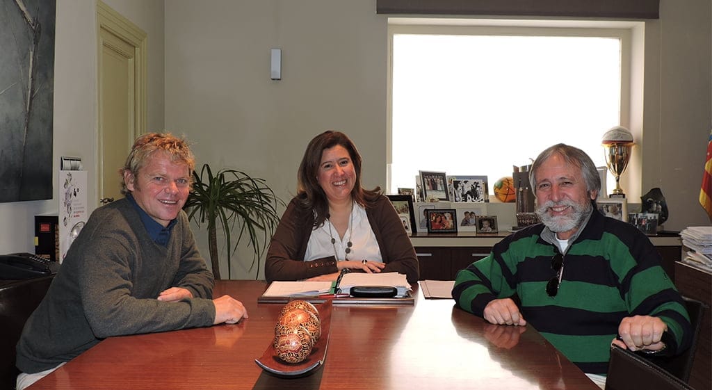 Ana Kringe con Álex Pella